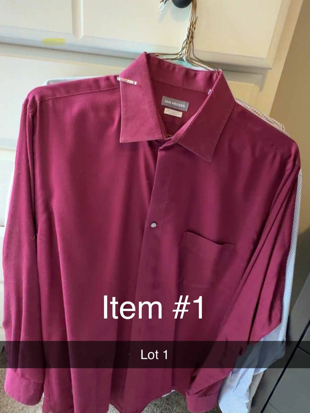 Lot of Men’s Dress Shirts (various brands) - 16-1/2 collar and 34/35 sleeves
